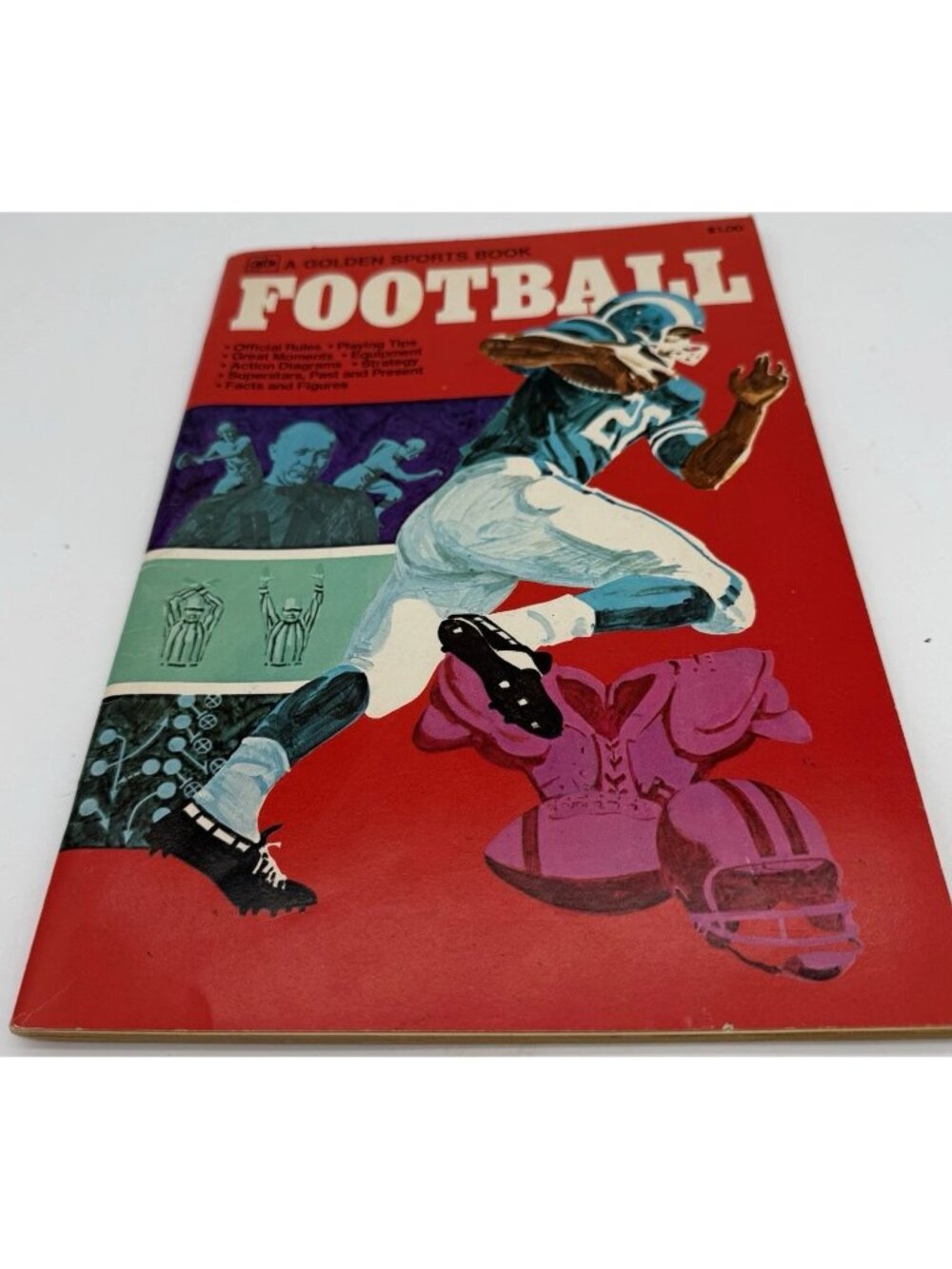 1975 Vintage A Golden Sports Book Football Book